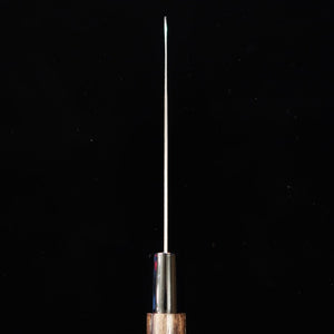 三輪 MIWA 牛刀 青紙一号 黒打ち 焼栗柄 (165mm)