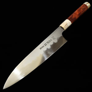  Gyuto MIZUNO Aogami No. 1 Honyaki DX Acabamento Dragão   (240mm)