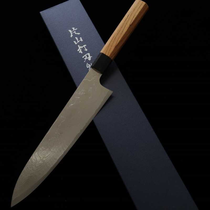 Gyuto Yuta Katayama Inox VG10 cabo octogonal Keyaki (180-240mm)
