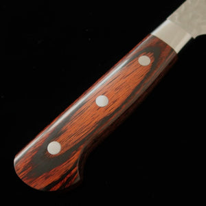 Sakai Takayuki SAKAI TAKAYUKI Gyuto à pointe de sabre VG-10 Damas 33 couches martelé (190 mm)