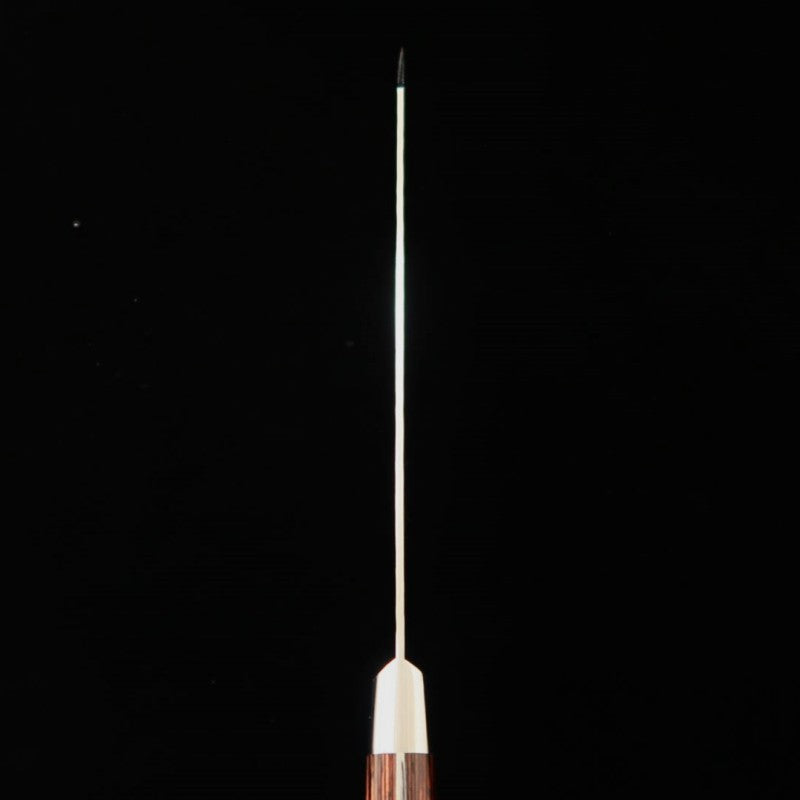 Sakai Takayuki SAKAI TAKAYUKI Gyuto à pointe de sabre VG-10 Damas 33 couches martelé (190 mm)