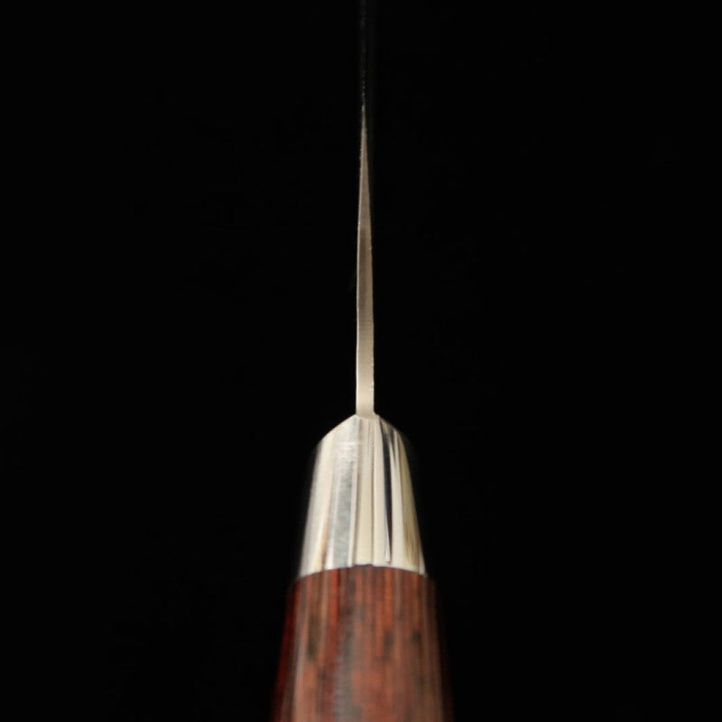 Sakai Takayuki SAKAI TAKAYUKI Gyuto à pointe de sabre VG-10 Damas 33 couches martelé (190 mm)