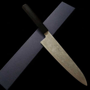 MIURA Obidama VG10 inox Damas Gyuto manche ébène (210/240 mm)
