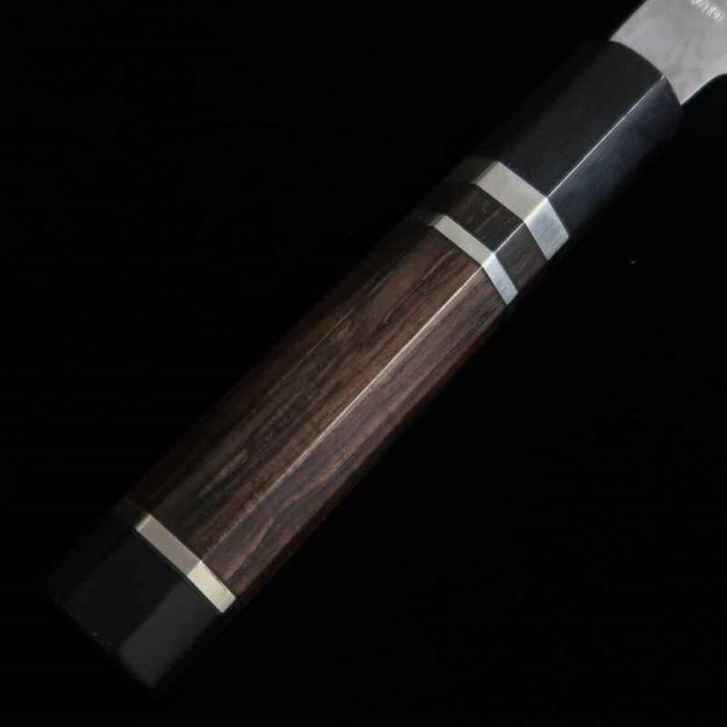Gyuto Miura Obidama Inox VG10 Damasco Cabo em Ébano (210/240mm)