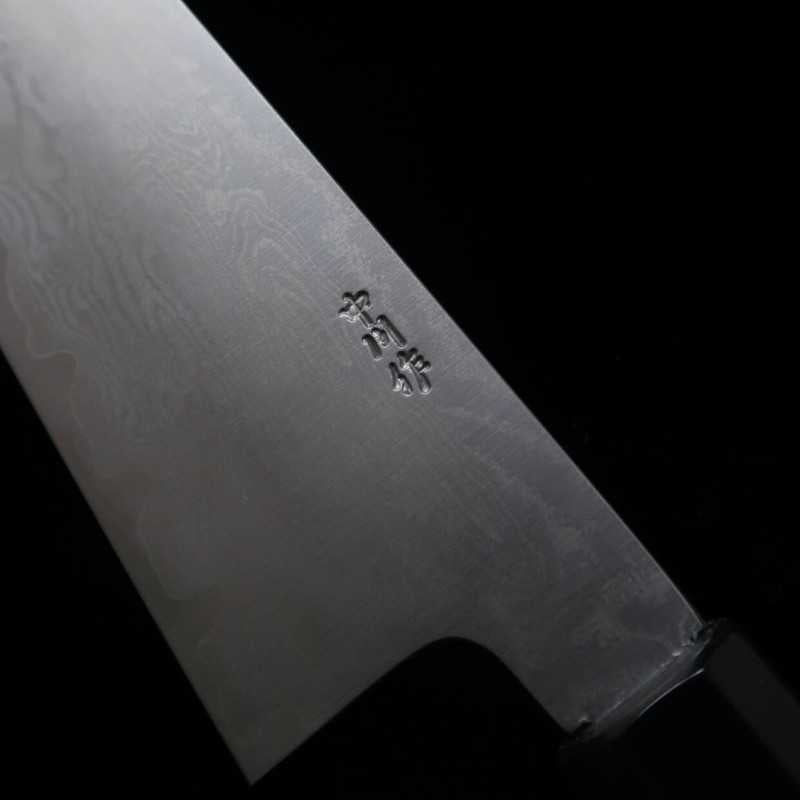 Gyuto Miura Obidama Inox VG10 Damasco Cabo em Ébano (210/240mm)