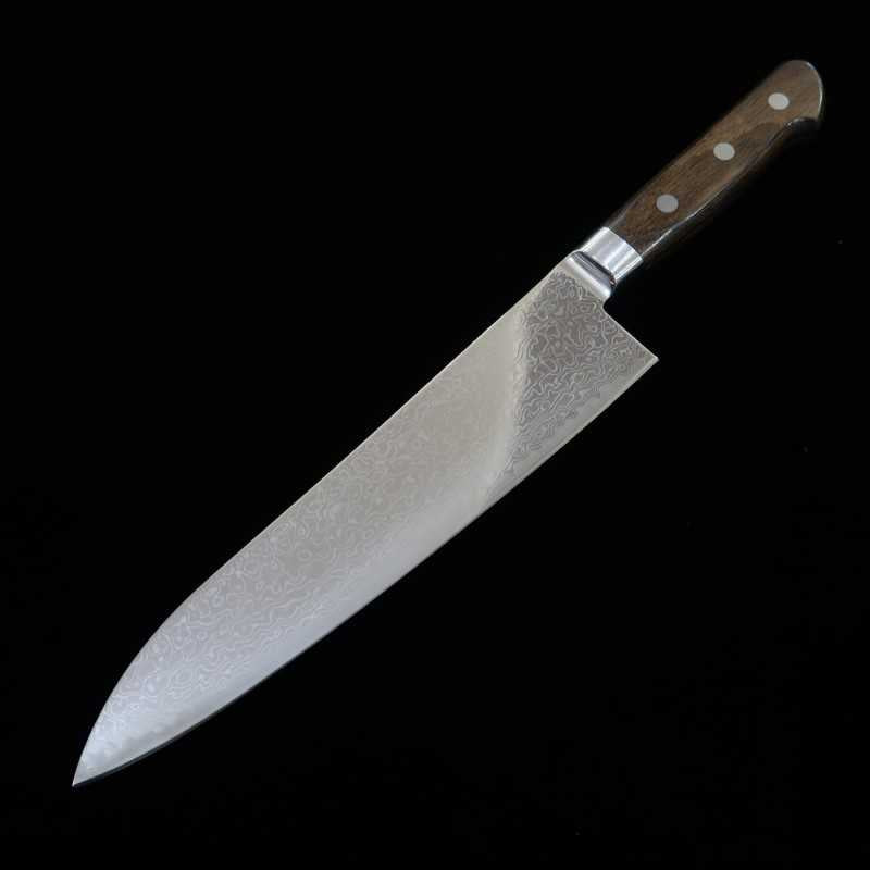 MIURA Miura Uzanami damasco de níquel acero inoxidable AUS10 gyuto (210/240 mm)