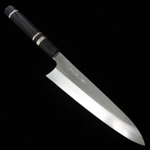 Gyuto Tadokoro Inox Ginsan acabamento espelhado cabo octogonal em ébano (210mm)