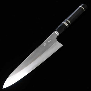 Gyuto Tadokoro Inox Ginsan acabamento espelhado cabo octogonal em ébano (210mm)
