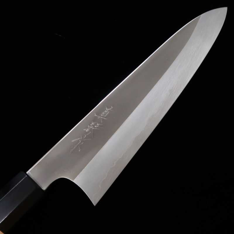Gyuto Tadokoro Inox Ginsan acabamento espelhado cabo octogonal em ébano (210mm)