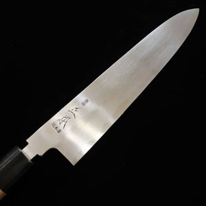 Faca Gyuto MASAMOTO SOUHONTEN Honkasumi Shirogami Nº 2, lâmina tripla, aço branco, 240/270mm