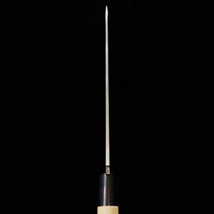 Faca Gyuto MASAMOTO SOUHONTEN Honkasumi Shirogami Nº 2, lâmina tripla, aço branco, 240/270mm