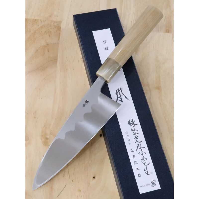 MASAMOTO SOHONTEN Deba Aogami #2 com cabo octogonal de magnólia (150-210mm)