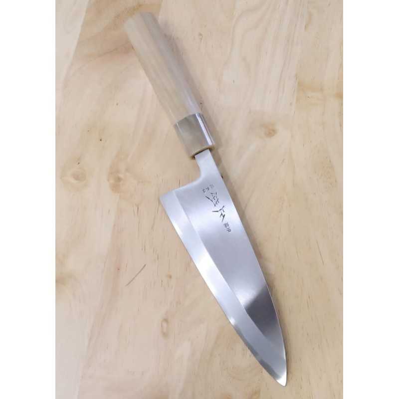 MASAMOTO SOHONTEN Deba Aogami #2 com cabo octogonal de magnólia (150-210mm)
