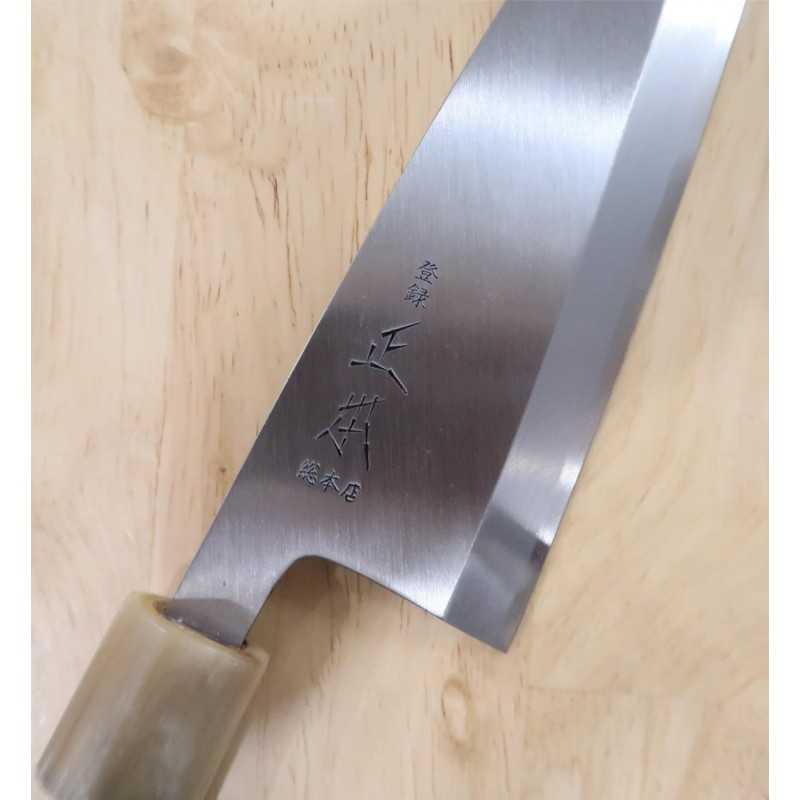 MASAMOTO SOHONTEN Deba Aogami #2 com cabo octogonal de magnólia (150-210mm)