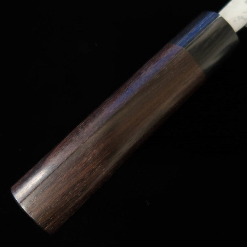 Miura – Deba Aogami n°2 Damas, manche en palissandre veiné (150-180 mm)