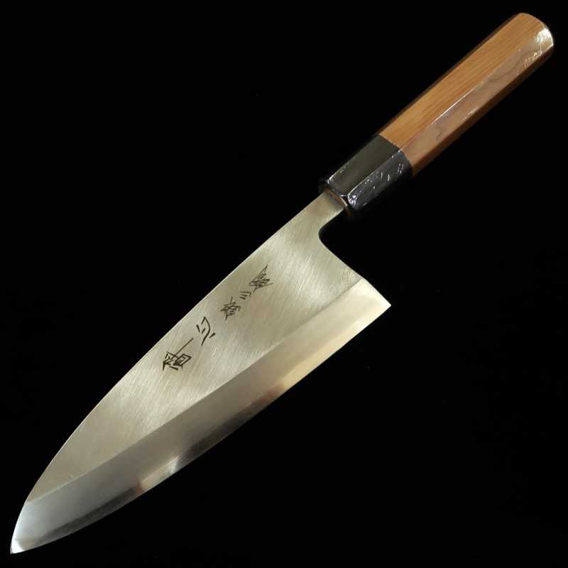 SUISIN Suisin, deba, acero Gingami nº 3, para zurdos, mango octogonal de madera ichii (150–210 mm)
