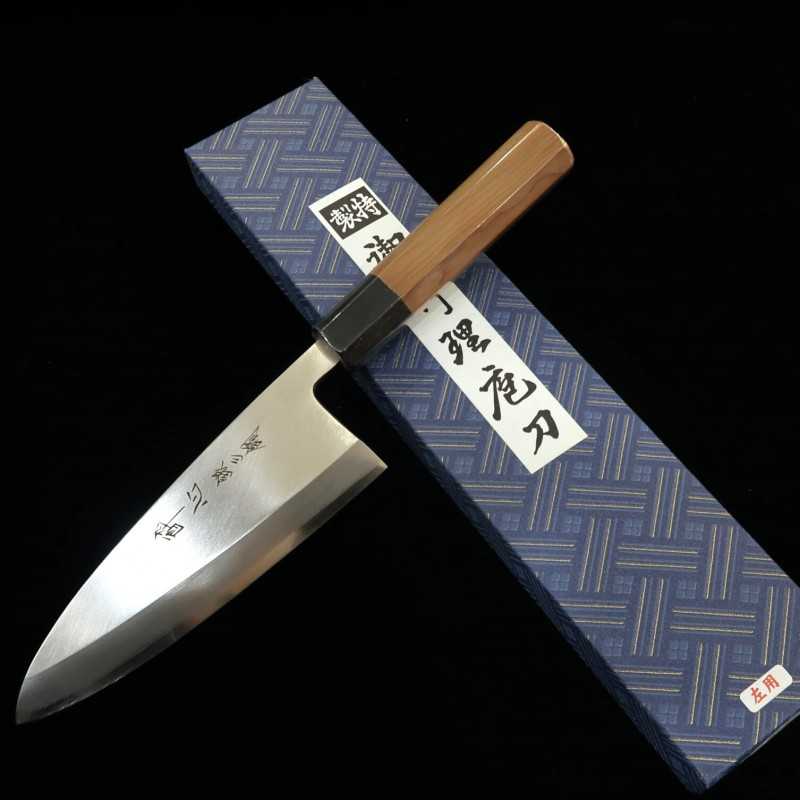 SUISIN Suisin, deba, acero Gingami nº 3, para zurdos, mango octogonal de madera ichii (150–210 mm)