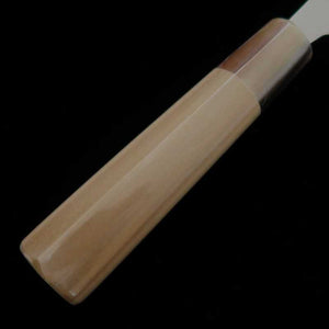 SUISIN Deba, acier Yasugi, manche en magnolia forme châtaigne (150–210 mm)