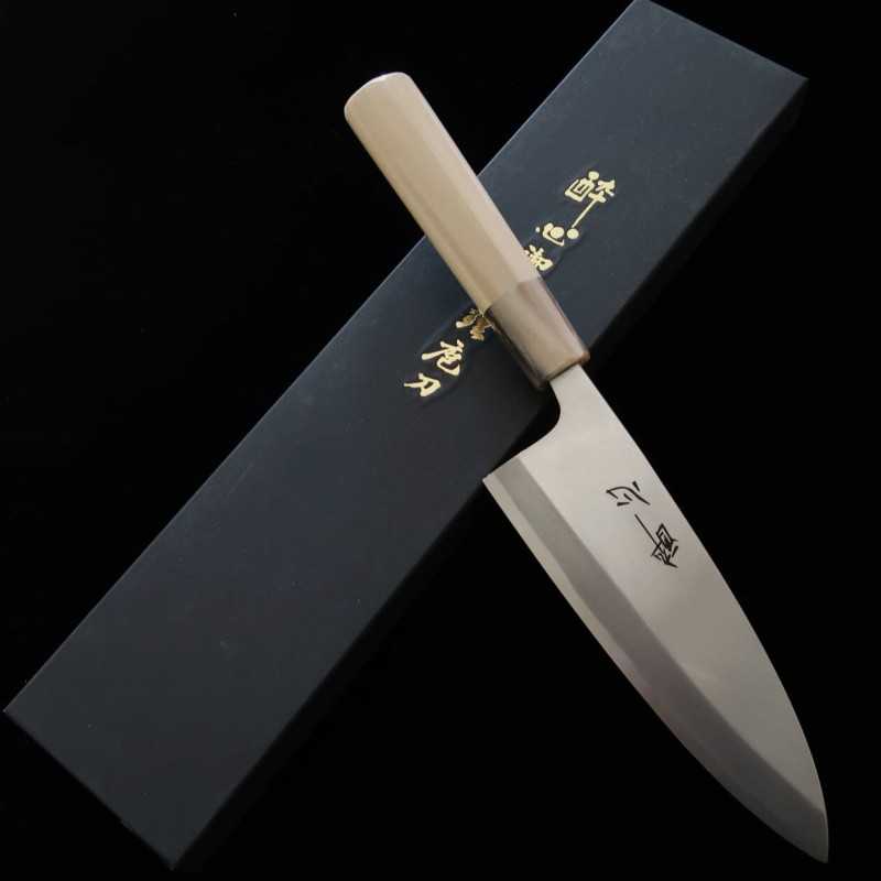 SUISIN Deba Yasuki Aço Capa de Pau -Barco da Primavera- (210mm)