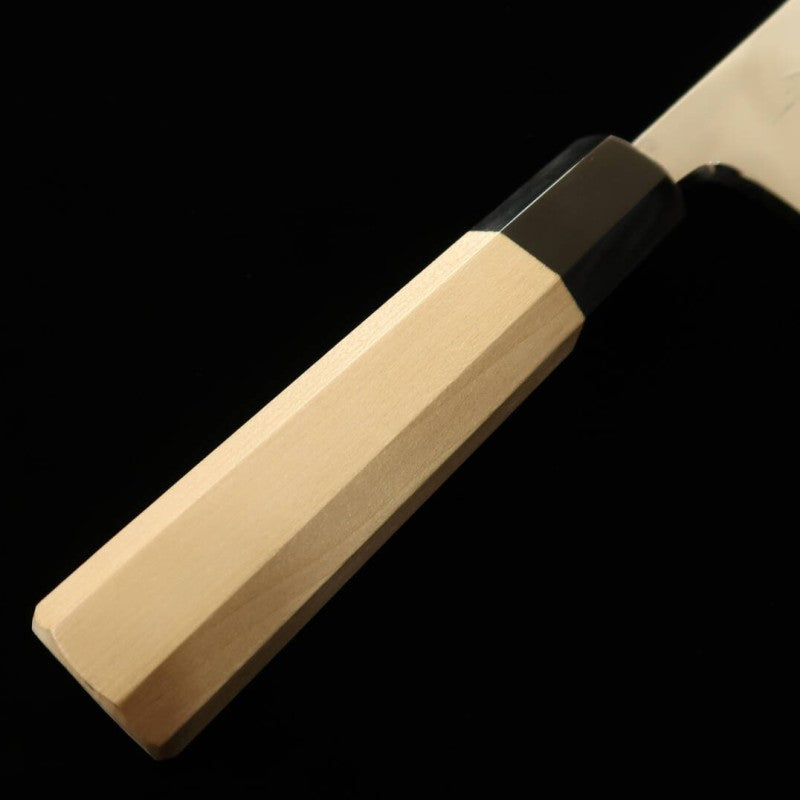 Deba TADOKORO Ginsan com acabamento espelhado com cabo octogonal Magnólia (210mm)