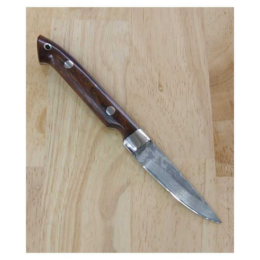 片山 雄太YUTA KATAYAMA "川蝉" ストレート VG10 ニッケルダマスカス アイアンウッド （73mm）