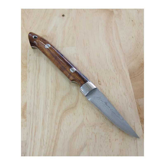 片山 雄太YUTA KATAYAMA "川蝉" ケーパー VG10 ニッケルダマスカス アイアンウッド （73mm）