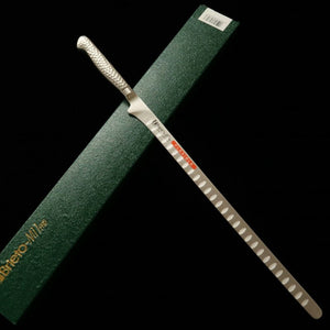 BRIETO couteau flexible à saumon, acier au molybdène, manche inox 18-8 (320 mm)