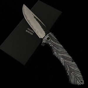 NIGARA Futakara cuchillo plegable SG2 con mango G10 (97 mm)