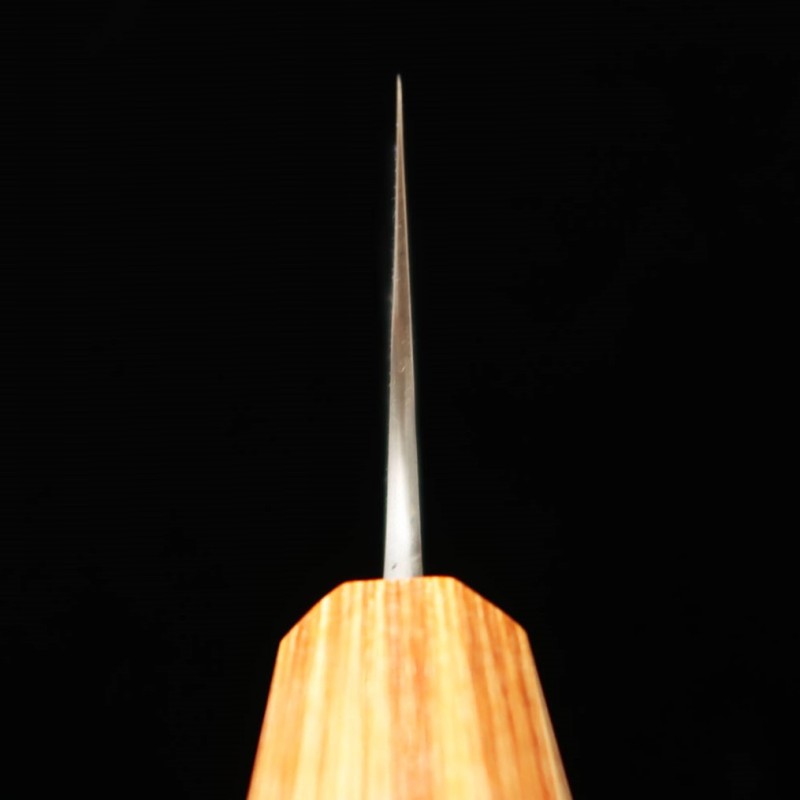 Miura MIURA Aogami nº 2 acabado nashiji Gyuto mango de nogal (210/240 mm)