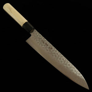 Gyuto SAKAI TAKAYUKI aço AUS10 damasco martelado com 45 camadas (180-240mm)