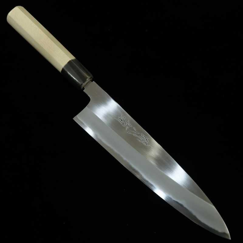 Gyuto SUISIN serie Densho Shirogami nº 1 com bainha de magnólia (210/240mm)