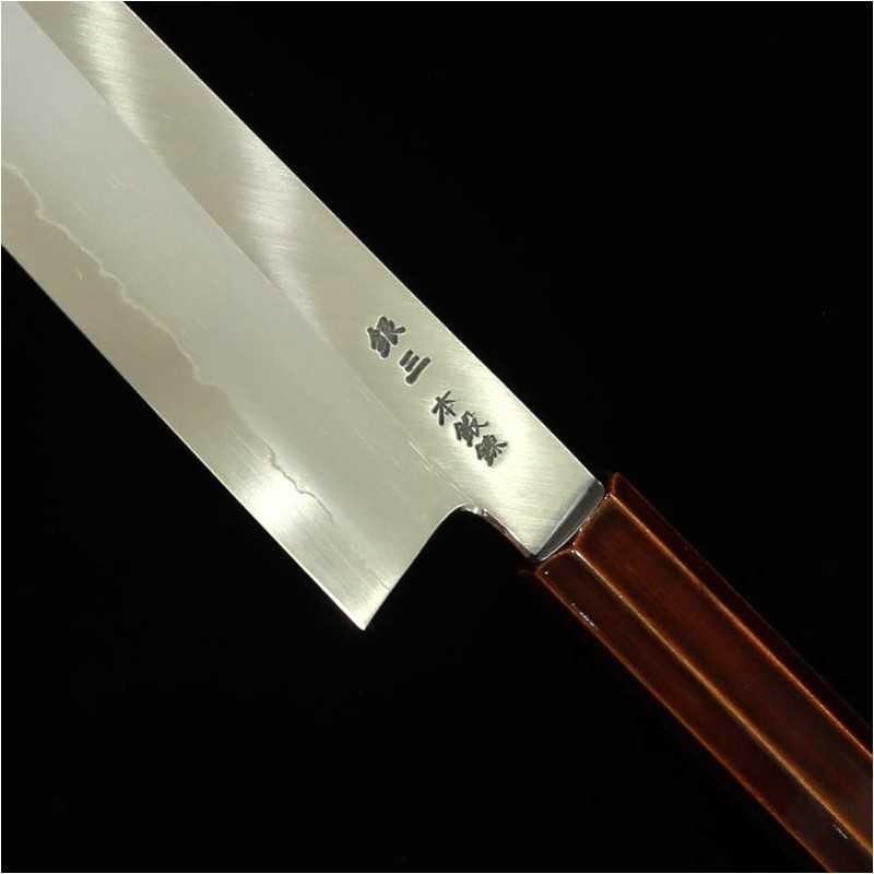 Hado HADO Ginpaku Nº3 Gyuto Kirituke con mango octogonal de sakura lacado Kijiro (210/240 mm)