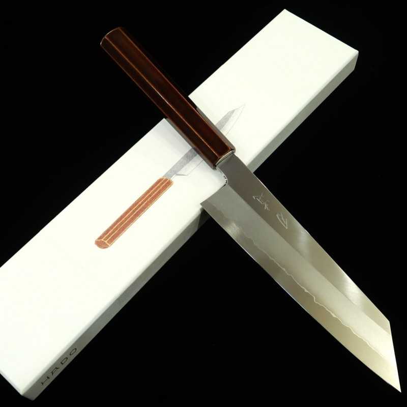 HADO Hado Gingami No.3 gyuto kiritsuke mango octogonal de sakura lacado kijiro (210/240 mm)