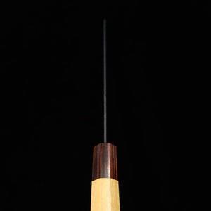 MIURA Super acier bleu, finition noire, couteau de chef (210/240 mm)