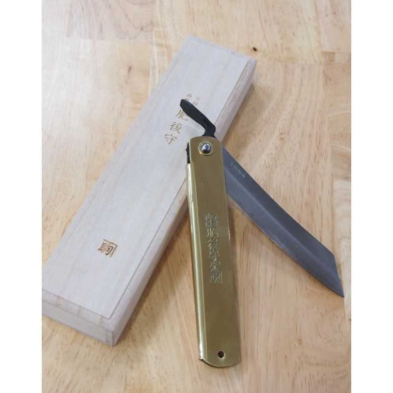 HIGONOKAMI Aço Aogami Warikomi Jumbo (120mm)