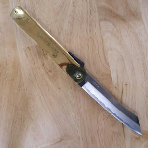 Japanese Folding knife HIGONOKAMI Blue Steel Jumbo (120mm)
