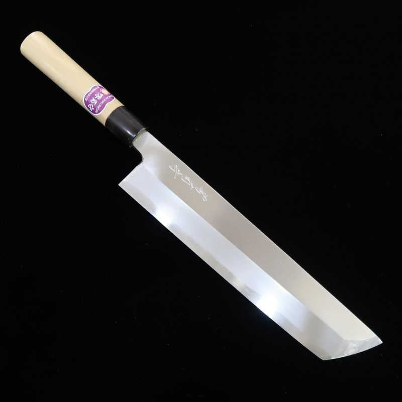 SAKAI KIKUMORI Conger eel slicer Shirogami No. 2 Magnolia Handle (270mm)