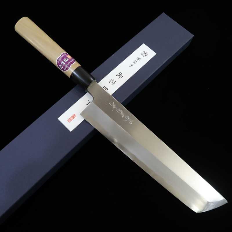 SAKAI KIKUMORI Conger eel slicer Shirogami No. 2 Magnolia Handle (270mm)