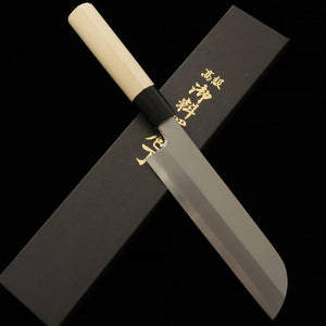 Miura MIURA Usuba forme faucille Acier blanc n°2 Finition Kamigumo (180-210mm)