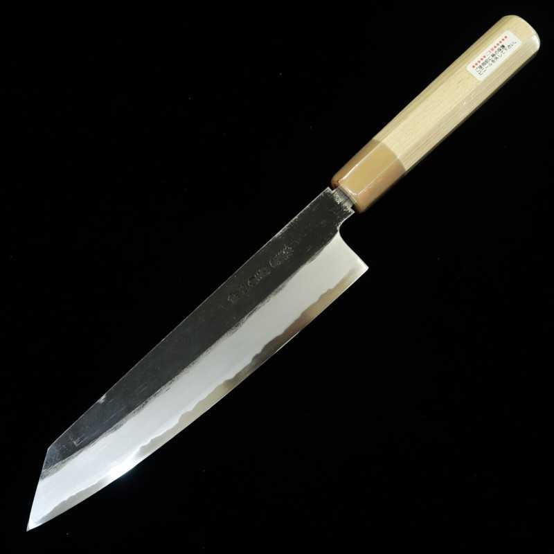 酔心 SUISIN 富樫Black 富樫憲治作 黒鍛造 白紙二号 剣型牛刀 (210/240mm)