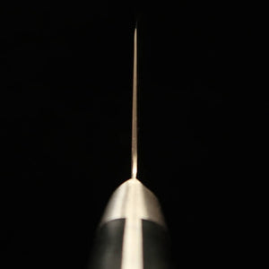 SAKAI TAKAYUKI Gyuto forme Ken Coreless Damas Manche Micarta (190 mm)