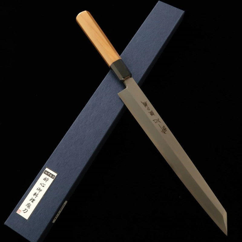 酔心 SUISIN yanagiba tipo ken Gin-3 con mango Ichii (270/300 mm)