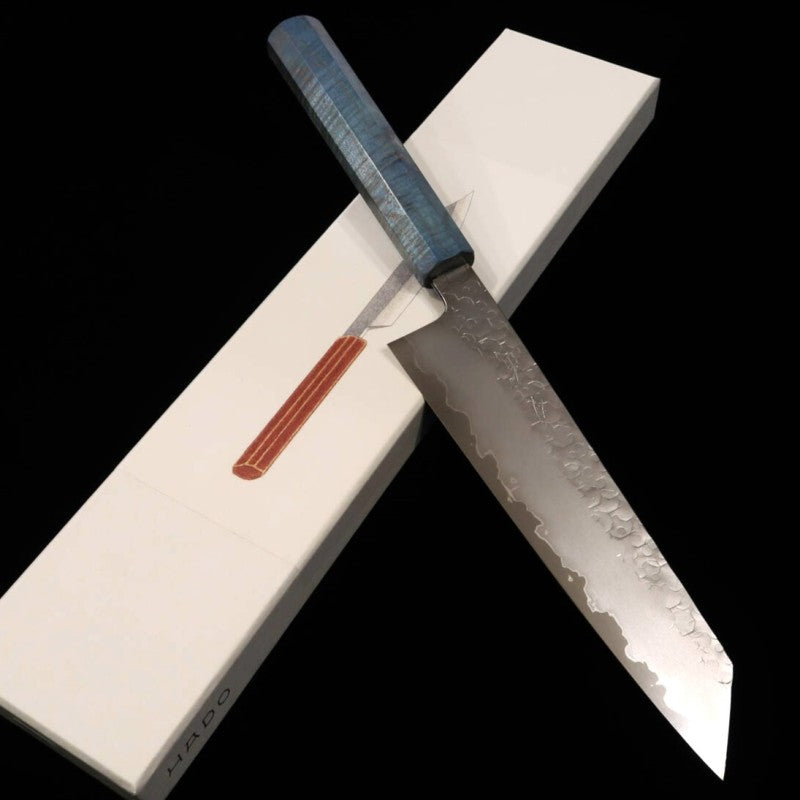 刃道 HADO 潮騒 切付牛刀 SG2 鎚目 スタビライズウッドハンドル (210mm)