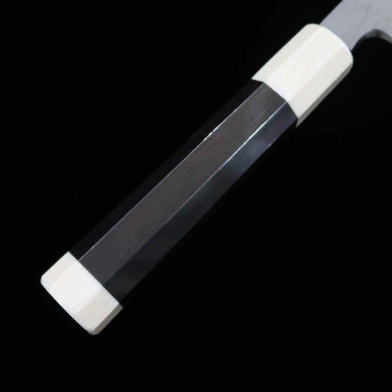 Kiritsuke SUISIN by Kenji Togashi Hakutan-ryu Shirogami No. 1 Lacquered sheath Ebony handle (270mm)