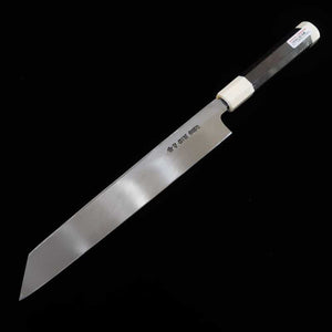 Kiritsuke SUISIN by Kenji Togashi Hakutan-ryu Shirogami No. 1 Lacquered sheath Ebony handle (270mm)