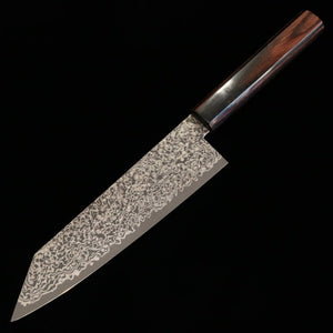 TOSHITAKA, Kiritsuke, ZDP189 Damascus Finish with Black Pakkawood Handle (180mm)