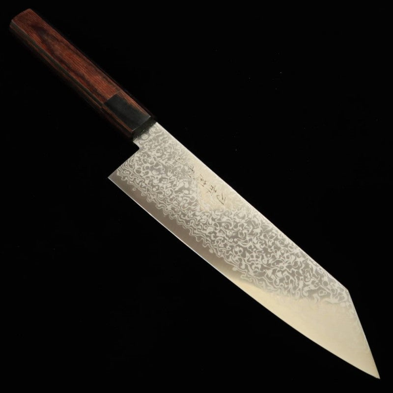 Bunka TOSHITAKA ZDP Damasco Cabo de madeira preta (180mm)