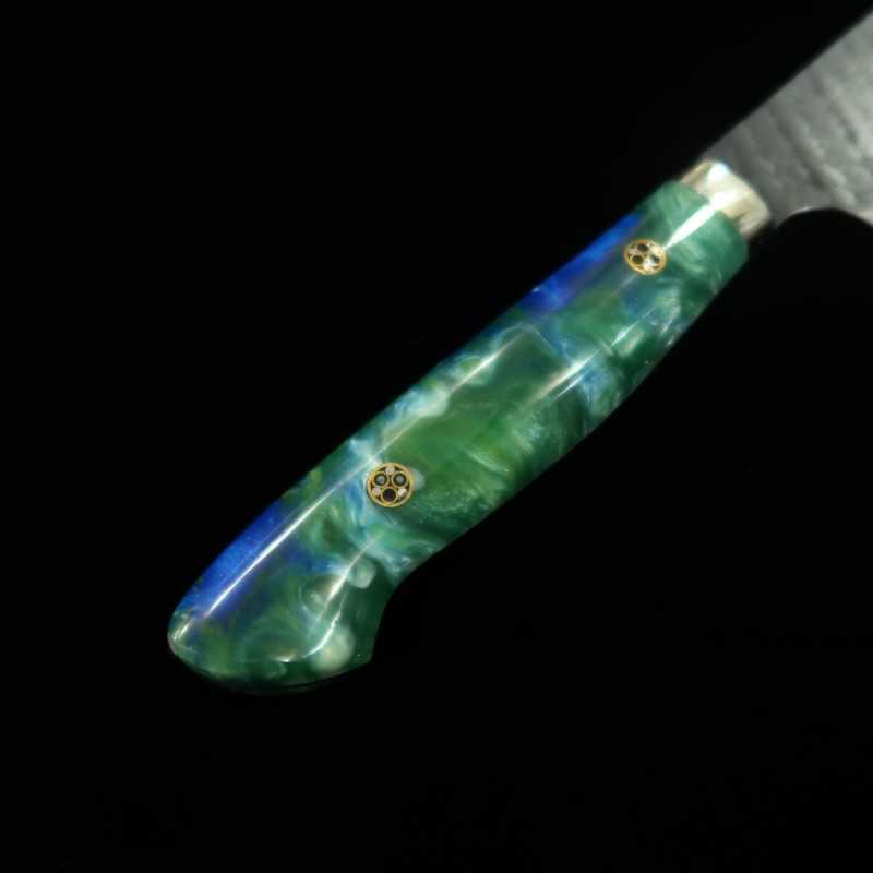 Santoku NIGARA SG2 Acabamento Martelado Cabo Personalizado (180mm)