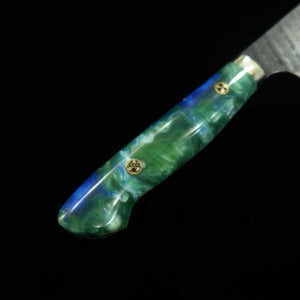 Santoku NIGARA SG2 Acabamento Martelado Cabo Personalizado (180mm)