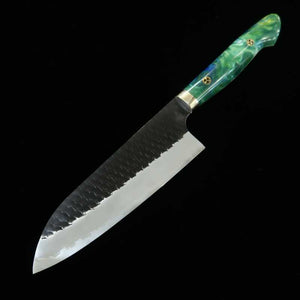 Santoku NIGARA SG2 Acabamento Martelado Cabo Personalizado (180mm)